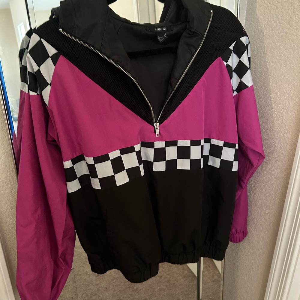 Forever 21 Black and Pink Jacket